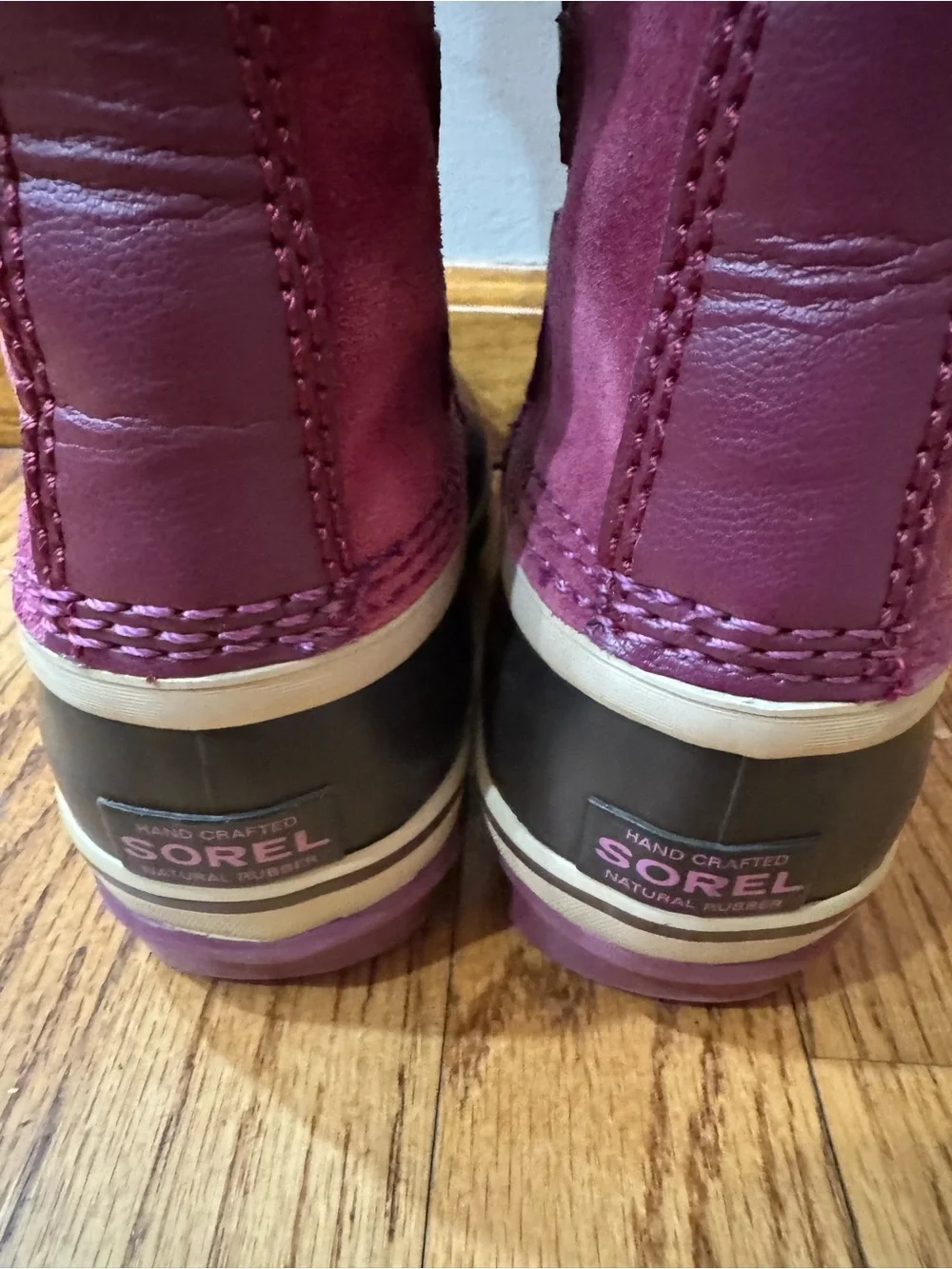 Sorel Joan Of Arc Boot Suede Waterproof Winter Faux Fur Purple Winter Size 1